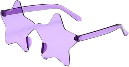 Star Shape Rimless Sunglasses Party Favors Colorful