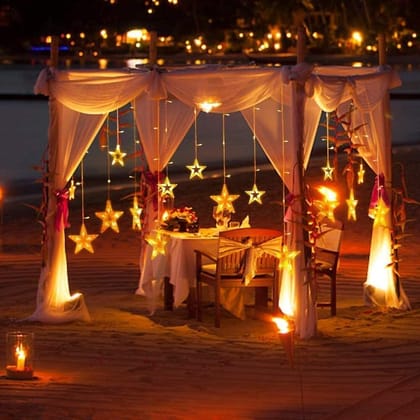 Star Pixel Curtain Light For Decoration
