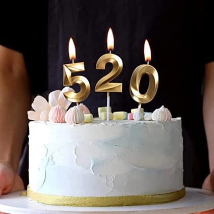 Decorative Number candle for Birthday cake