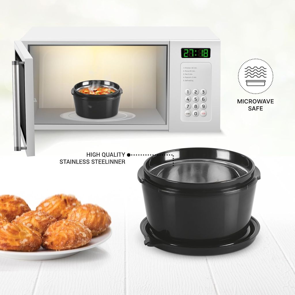 Milton Delicious Combo Stainless Steel Lunch Pack with Bag.