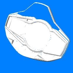 Speedometer Lens / Glass Cover Assembly - Glamour - 37211KTRA21S