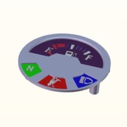 Hero Genuine Fuel Meter Comp. for HF 100, HF Deluxe, HF Deluxe Eco | Accurate Fuel Reading | Durable Construction | OEM Fit | Reliable Performance | Easy Installation - 37300AAH102S