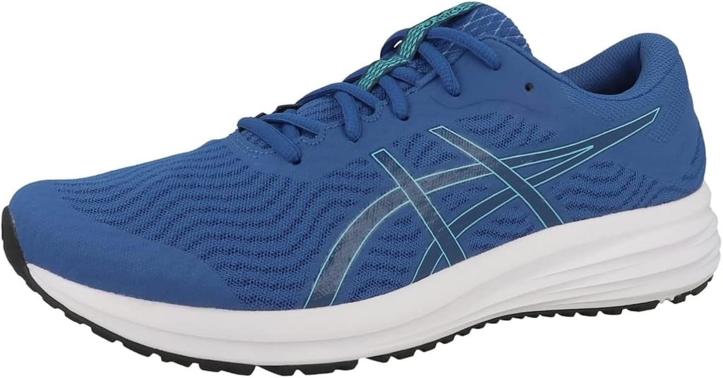 Premium Men Asics Men's Patriot 12 Mako Blue Running Shoes 2025 at ShopCircuit | ONDC
