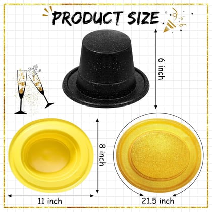 Glitter Top Hats