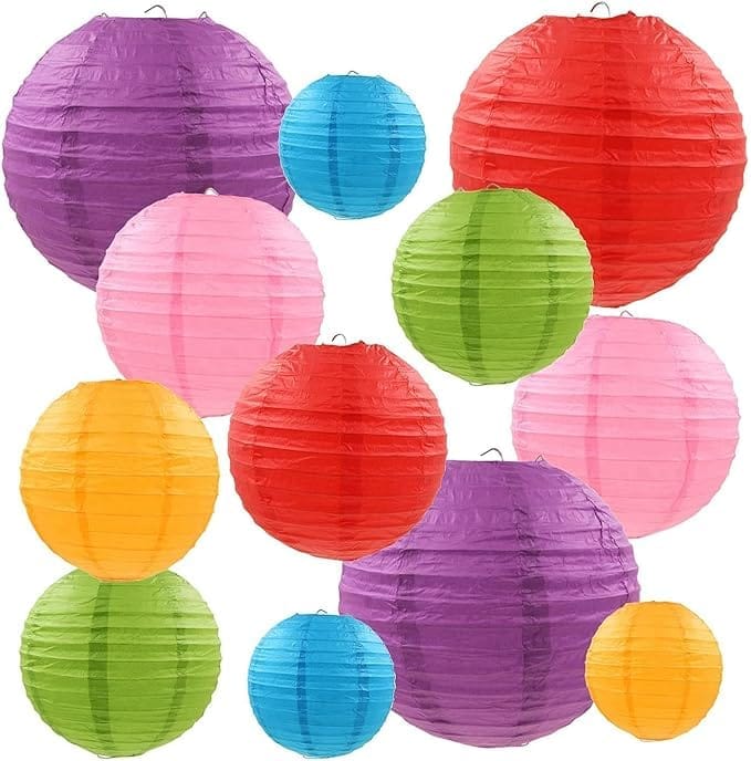 Hanging Lantern Rice Paper Ball Lamp Shade
