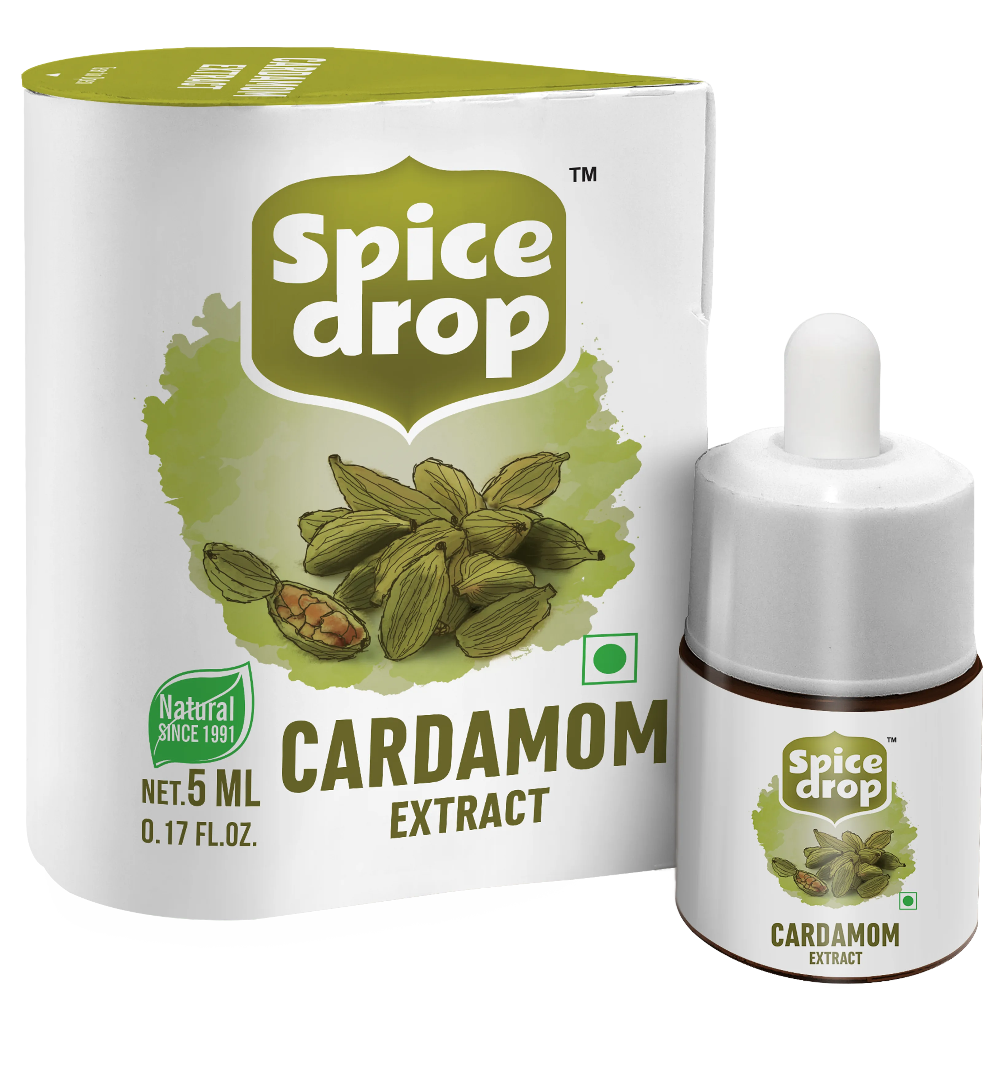 Spice Drop Cardamom Extract 5 ML (180 drops)