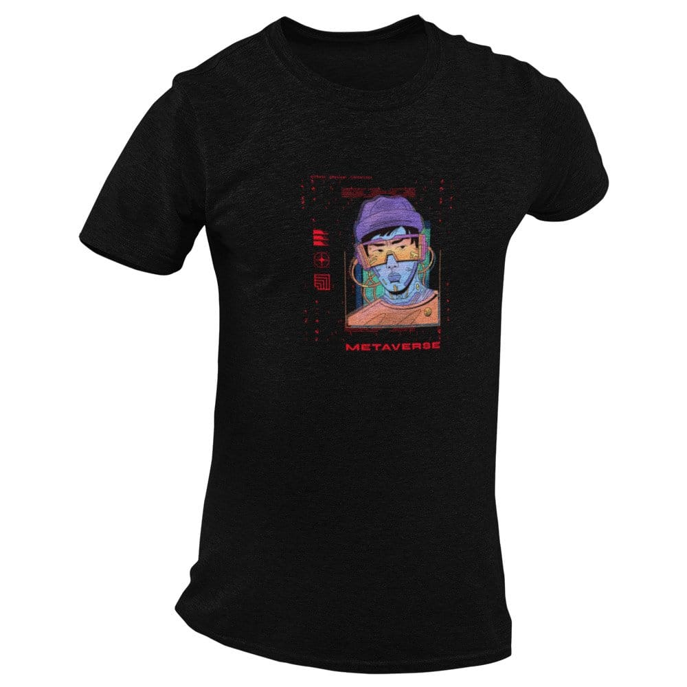 EqualLife Pure Cotton Bio-Washed T-Shirt Chest Printed-Japanese Anime Art Series - 10 - Metaverse - Without Limitation Design-by ZingerTees-Men-EL9120224-M