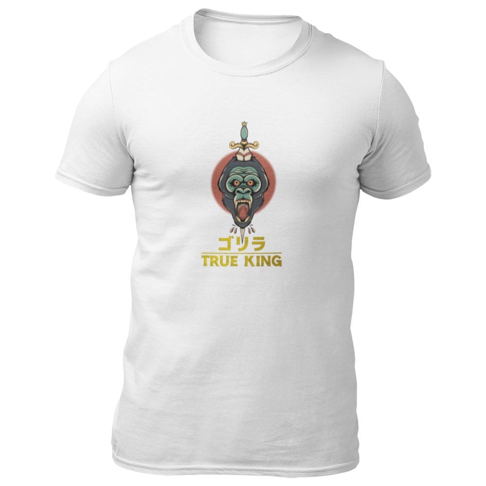 EqualLife Pure Cotton Bio-Washed T-Shirt Chest Printed-Japanese Anime True King Design-19-by ZingerTees-Men-EL9120379-M