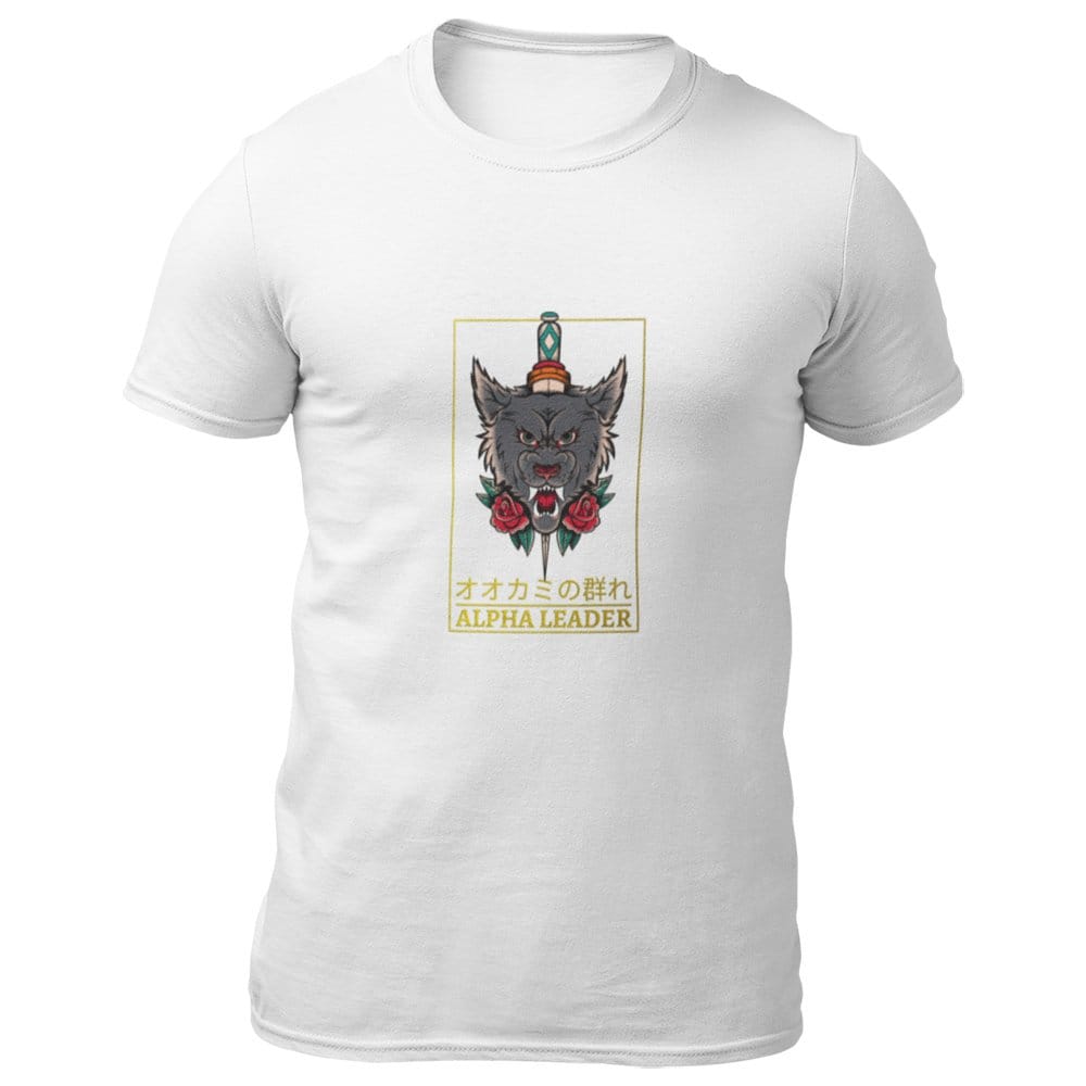 EqualLife Pure Cotton Bio-Washed T-Shirt Chest Printed-Japanese Anime Alpha Leader Design-25-by ZingerTees-Men-EL9120385-M