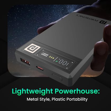 Portronics Luxcell MagClick 10k 10000 mAh Power Bank
