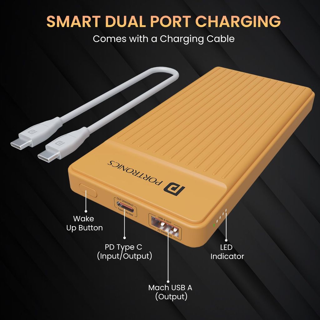 Portronics Luxcell B 10K 10000 mAh power bank