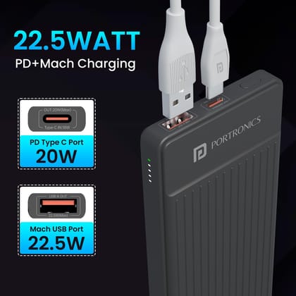 Portronics Luxcell B 10K 10000 mAh power bank