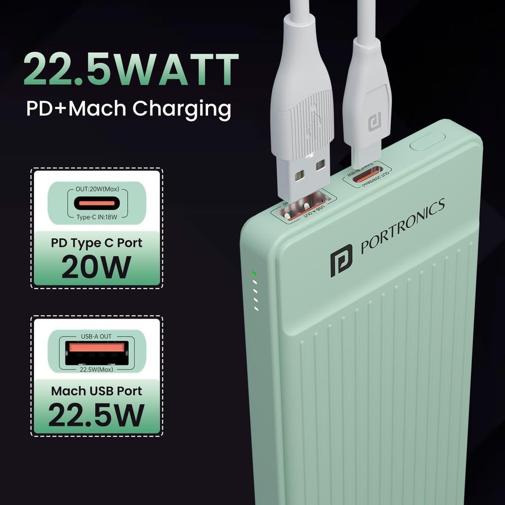 Portronics Luxcell B 10K 10000 mAh power bank