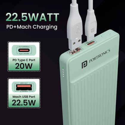 Portronics Luxcell B 10K 10000 mAh power bank