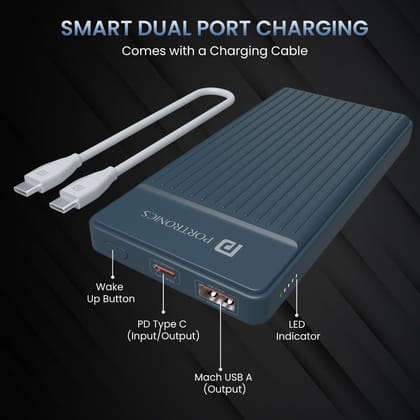 Portronics Luxcell B 10K 10000 mAh power bank