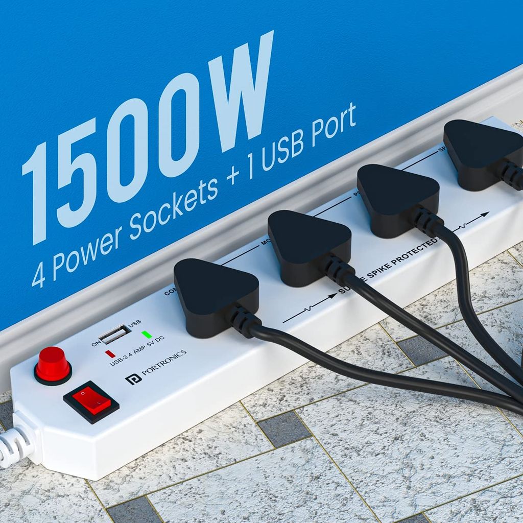 Portronics Power Plate 4