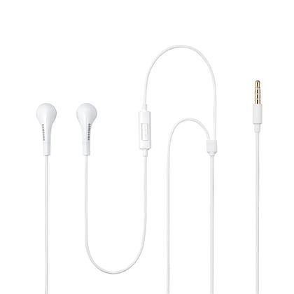 Samsung Ehs64 Wired In Ear Earphones With Mic With Remote Note (White)