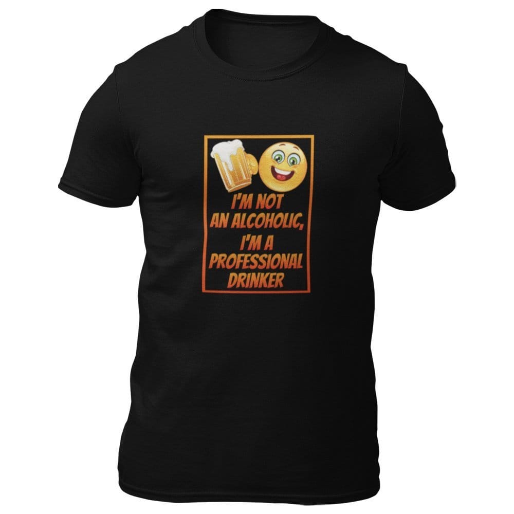 EqualLife Pure Cotton Bio-Washed T-Shirt Chest Printed-Funny Slogan-Beer Fun Design-3-by ZingerTees-Men-EL9120388-M