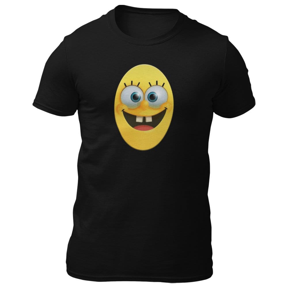 EqualLife Pure Cotton Bio-Washed T-Shirt Chest Printed-Funny Egg head Emoji Design-9-by ZingerTees-Men-EL9120455-M