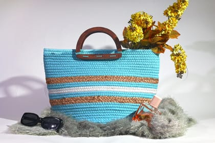 Karmakriti Designer Hand woven Jute Handbag