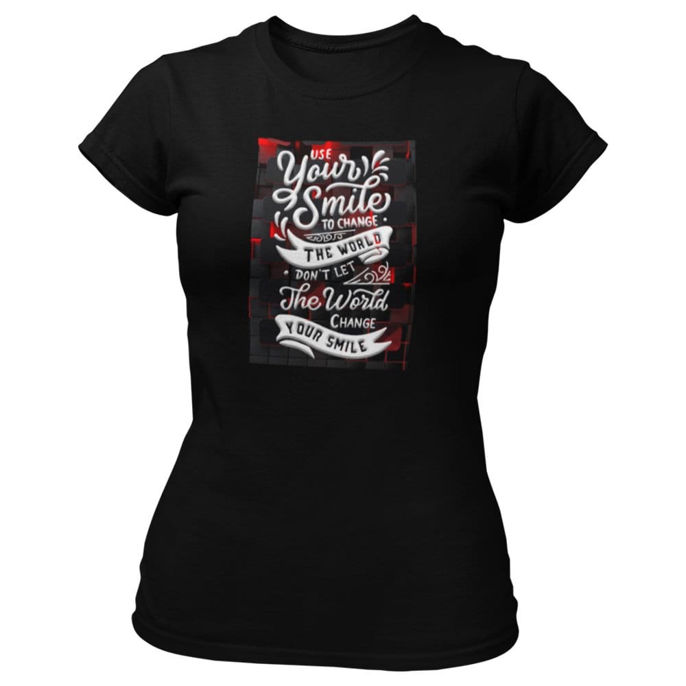 EqualLife Pure Cotton Bio-Washed T-Shirt Chest Printed-Inspirational Slogan-Design-6-by ZingerTees-Women-EL9120396-F