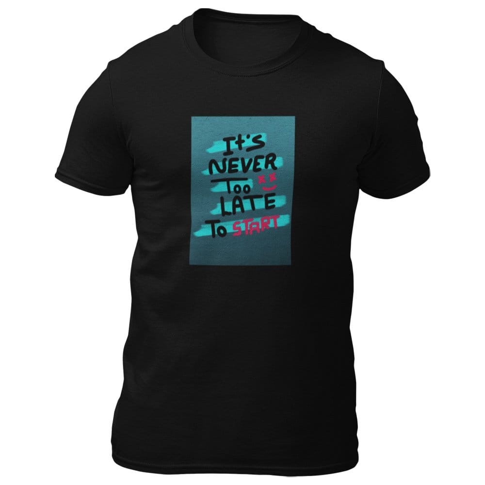 EqualLife Pure Cotton Bio-Washed T-Shirt Chest Printed-Inspirational Slogan-Design-7-by ZingerTees-Men-EL9120397-M