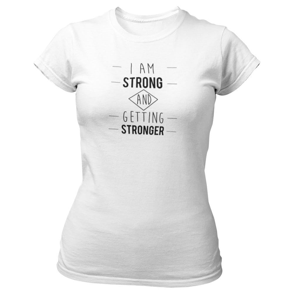 EqualLife Pure Cotton Bio-Washed T-Shirt Chest Printed-Inspirational Slogan-Design-21-by ZingerTees-Women-EL9120411-F