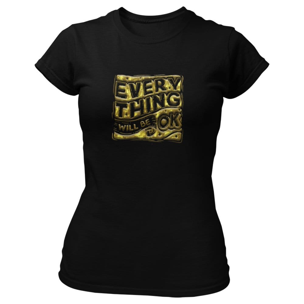 EqualLife Pure Cotton Bio-Washed T-Shirt Chest Printed-Inspirational Slogan-Design-26-by ZingerTees-Women-EL9120426-F