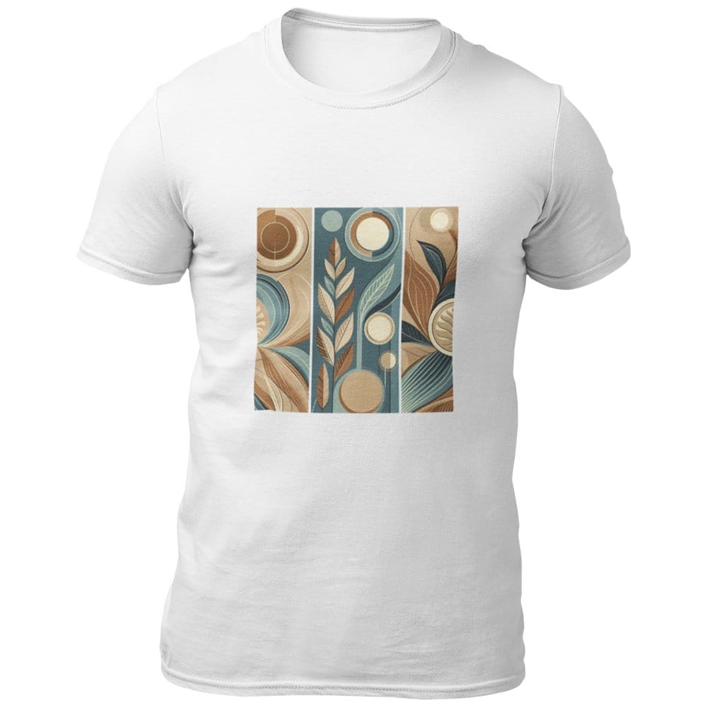 EqualLife Pure Cotton Bio-Washed Chest Printed T-Shirt - Abstract Design 3 - by ZingerTees-Men-EL9120544-M