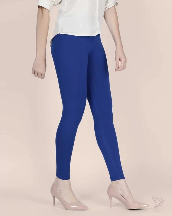 Exclusive Women CHINTELS Churidar Ethnic Wear Legging  (Dark Blue, Solid) 2025 at ShopCircuit | 