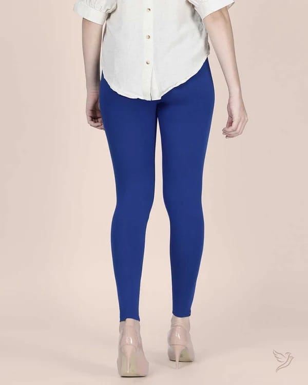 Exclusive Women CHINTELS Churidar Ethnic Wear Legging  (Dark Blue, Solid) 2025 at ShopCircuit | 