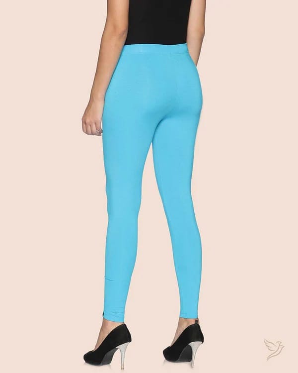 Latest Women CHINTELS Churidar Ethnic Wear Legging  (Light Blue, Solid) 2025 at ShopCircuit | ON