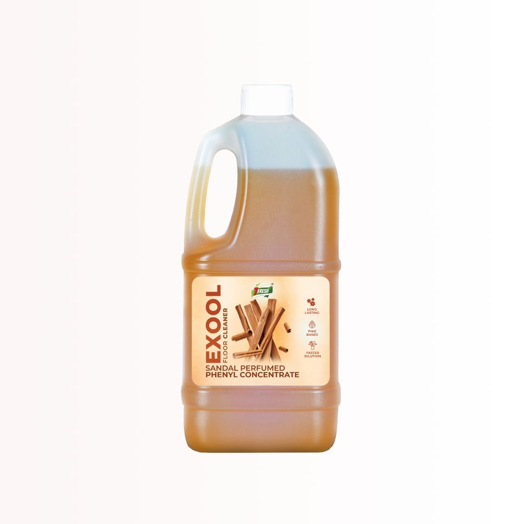 7Fresh Exool Perfumed Phenyl Concentrate Liquid 1 Ltr (MAKES 30 LITTER OF THICK WHITE PHENYL) Floor Cleaner,Pine Based,Long Lasting,Faster Dilution,Phenyl Essence