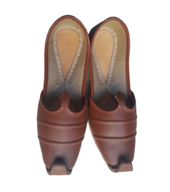 Brown Leather Juti for Men