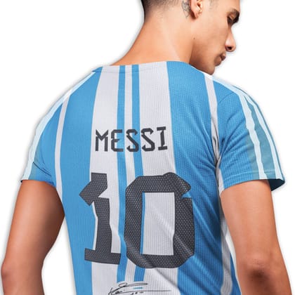 EqualLife Super Dry-fit Printed T-Shirt - Football Series - Iconic Messi Tribute - by ZingerTees-Men-EL9120596-M