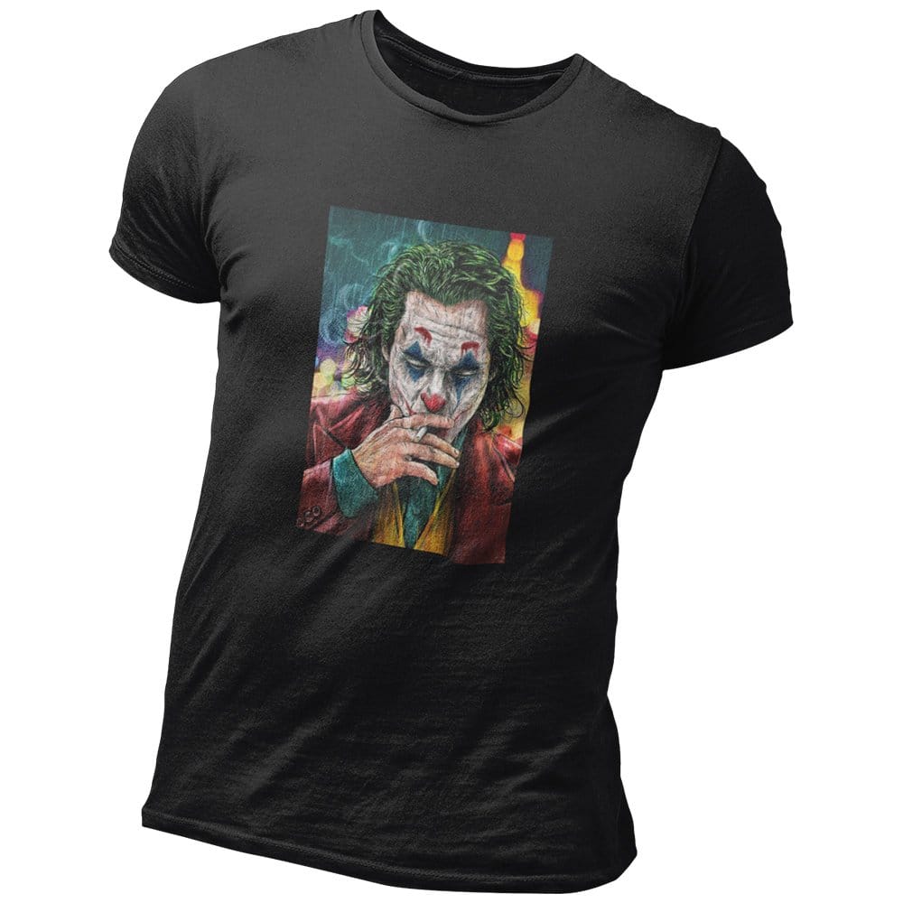 EqualLife Pure Cotton Bio-Washed Chest Printed T-Shirt - The Joker-Nemis-Design-1 - by ZingerTees-Men-EL9120500-M
