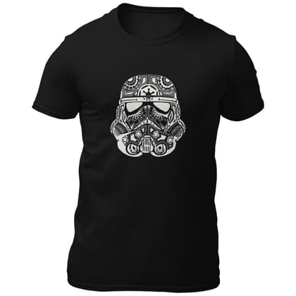 EqualLife Pure Cotton Bio-Washed Chest Printed T-Shirt - Sifi Series - Storm Troopers Design 1 - by ZingerTees-Men-EL9120565-M