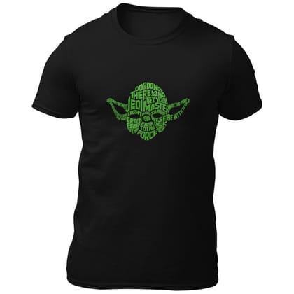 EqualLife Pure Cotton Bio-Washed Chest Printed T-Shirt - Sifi Series - Yoda The Great Design 1 - by ZingerTees-Men-EL9120567-M