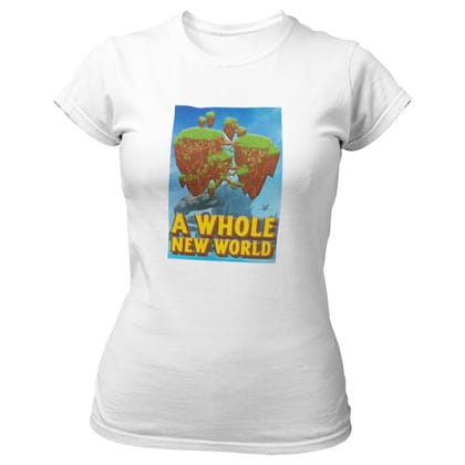 EqualLife Pure Cotton Bio-Washed T-Shirt Chest Printed-Science Fiction Avatar Pandora Design-3-by ZingerTees-Women-EL9120459-F