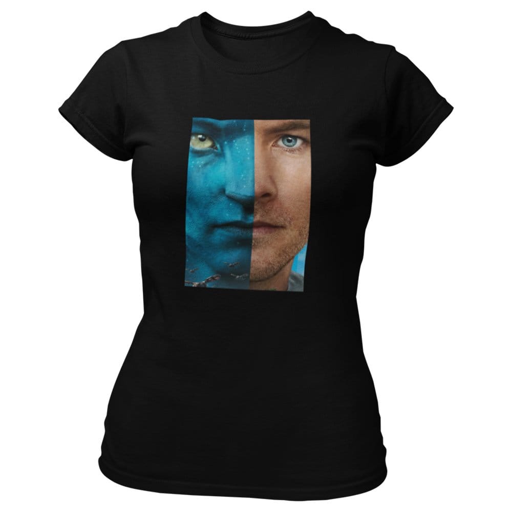 EqualLife Pure Cotton Bio-Washed T-Shirt Chest Printed-Science Fiction Avatar Jake Sully Design-by ZingerTees-Women-EL9120460-F
