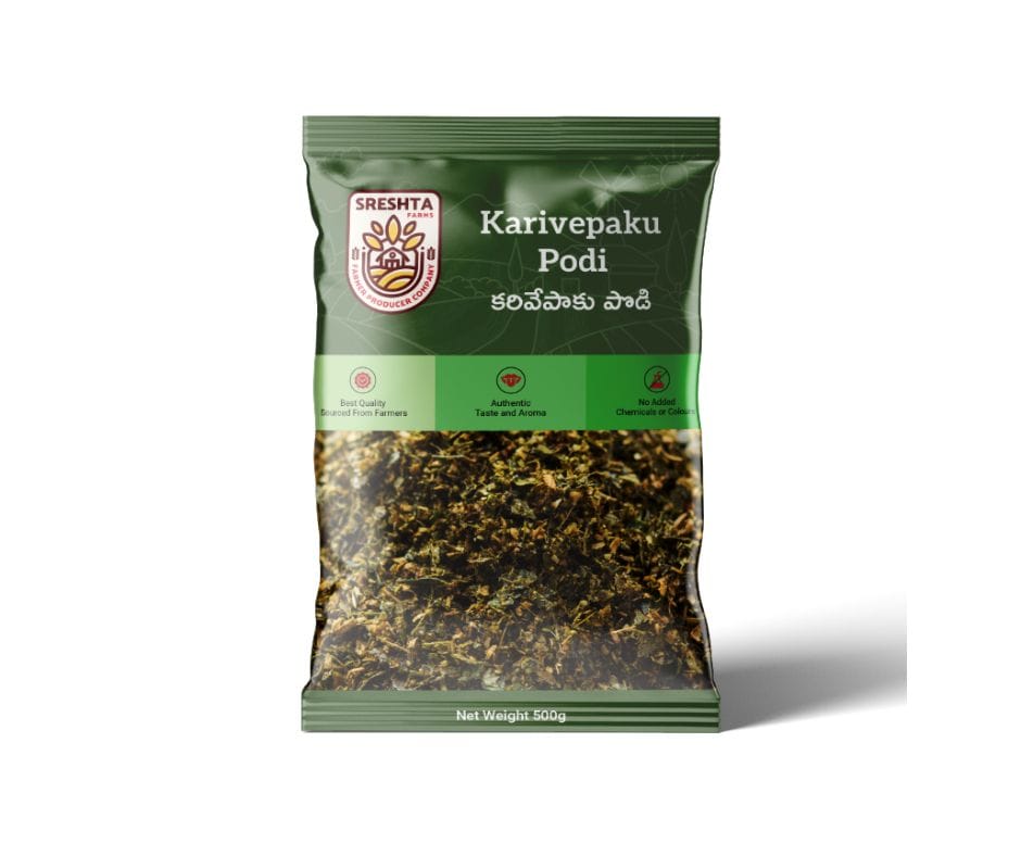 Sreshta Farms Spicy Curry Leaf Powder 500g 