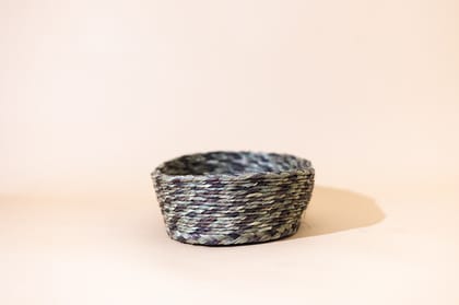 Handmade Bohemian Wicker Bread Basket
