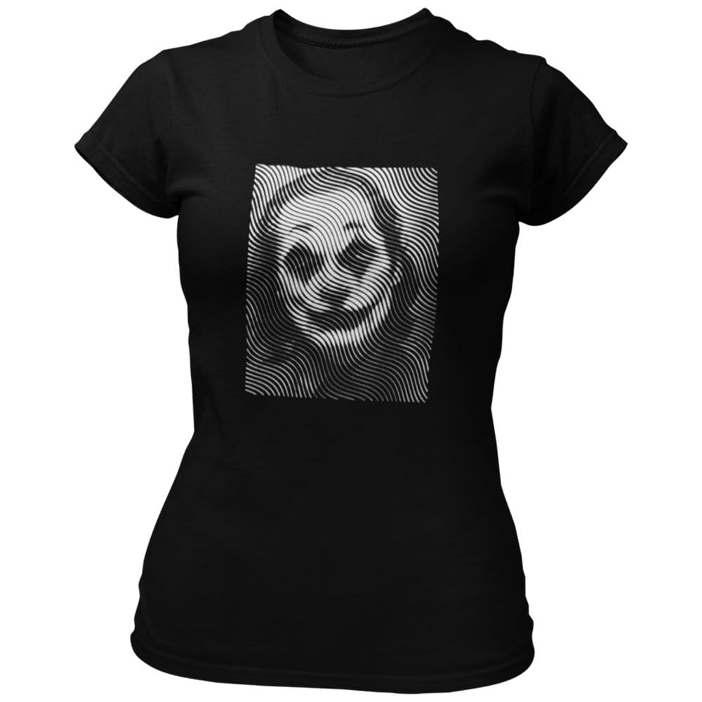EqualLife Pure Cotton Bio-Washed Chest Printed T-Shirt - Illusion Art - The Joker Design 3 - by ZingerTees-Women-EL9120571-F