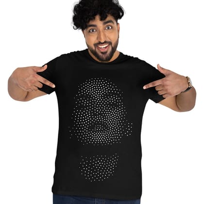 EqualLife Pure Cotton Bio-Washed Chest Printed T-Shirt - Illusion Art - The Woman Design 1 - by ZingerTees-Men-EL9120569-M