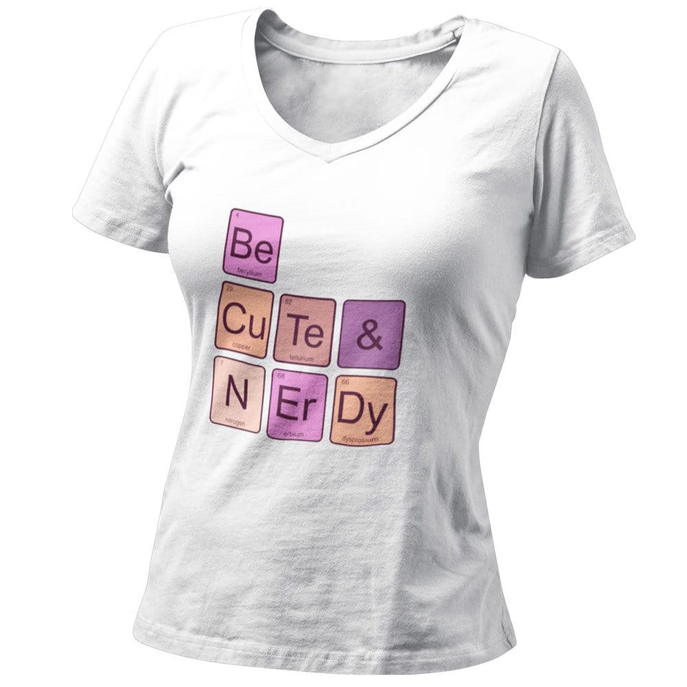 EqualLife Pure Cotton Bio-Washed T-Shirt Chest Printed-Ninja Girl Series 3- Cute and Nerdy Design-by ZingerTees-Fo-Women-EL9120106-F