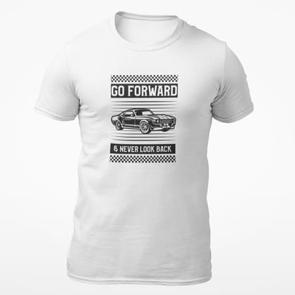 EqualLife Pure Cotton Bio-Washed T-Shirt Chest Printed-Classic Beauties Vintage Car Club Series - Design No.9-by ZingerT-Men-EL9120155-M