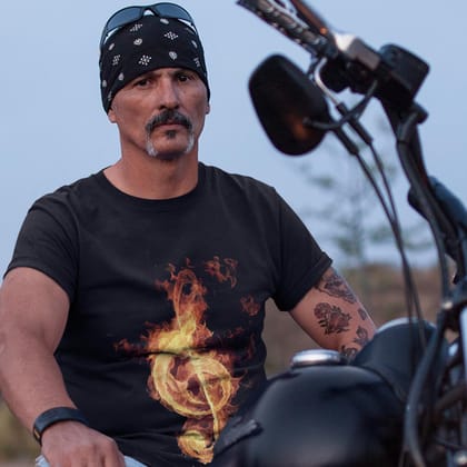 EqualLife Super Dry-fit Printed Jersey T-Shirt Chest Printed-Flame Art Series -5 - Flaming Music for Bikers-by ZingerTees-Men-EL9120161-M EqualLife Super Dry-fit Printed Jersey T-Shirt Chest Printed-Flame Art Series -5 - Flaming Music for Bikers-by ZingerTees-Men-EL9120161-M