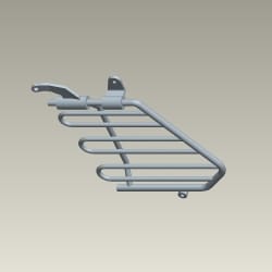 Hero Genuine Saree Guard for Splendor & Splendor Plus | Enhanced Safety | Durable Construction | OEM Fit | Corrosion Resistant | Easy Installation - 51103KCC900S