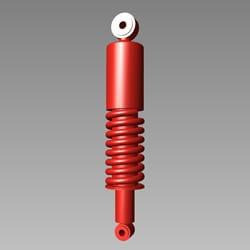Rear Shock Absorber / Suspension / Cushion / Fork Assembly - Splendor+ | Splendor Pro - 52400KWH961ZDS