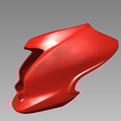 FRONT COWL CANDY BLAZING RED - Super Splendor - 61301KTCA20VS